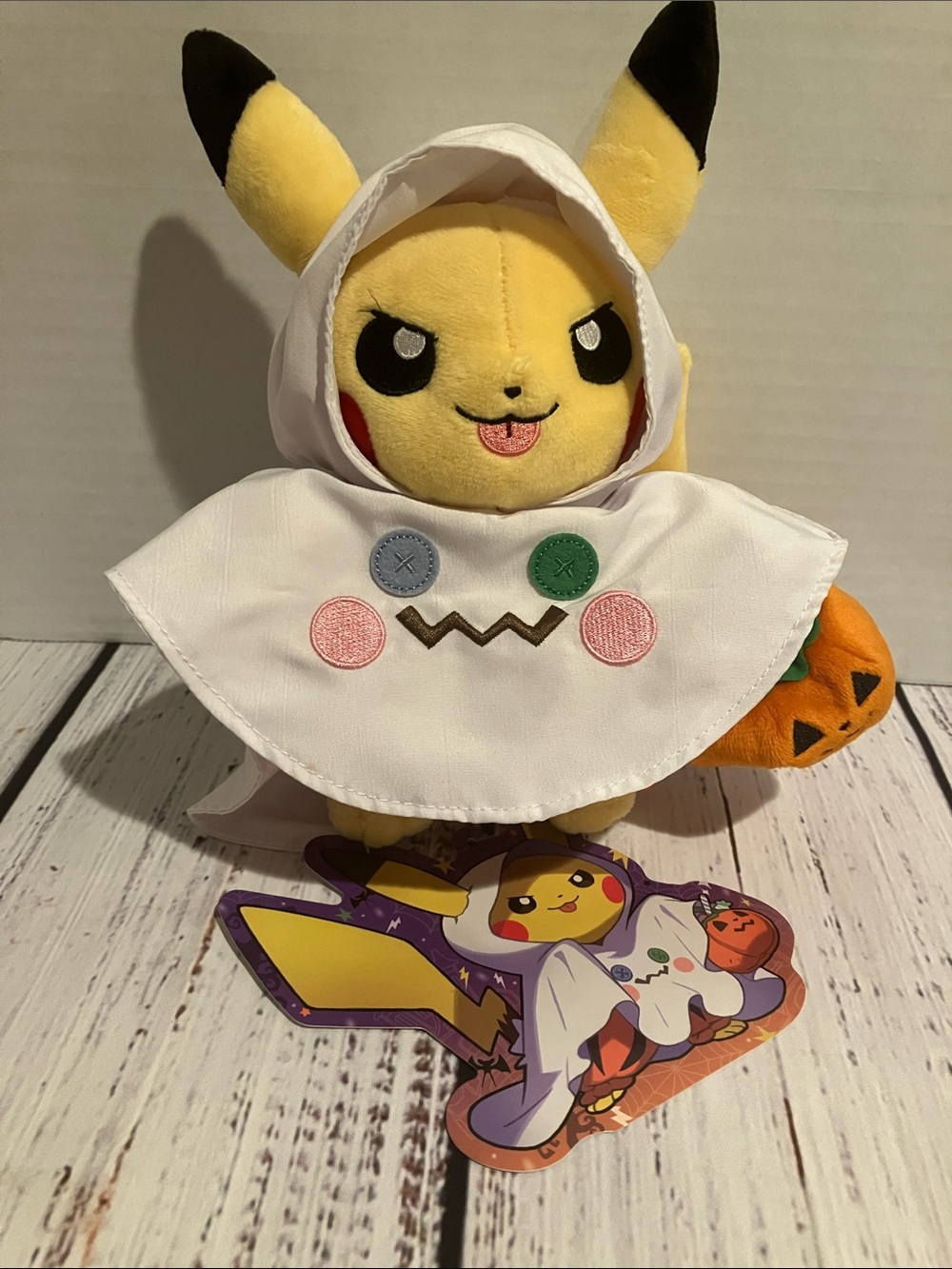 LIMITED RELEASE- PokƩmon Center "Halloween Time" Pikachu plush (2017 w/ JP tags)